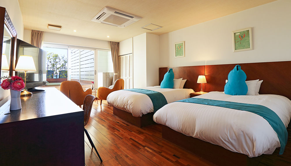 【露天ジャグジー付き】シアターツインルーム